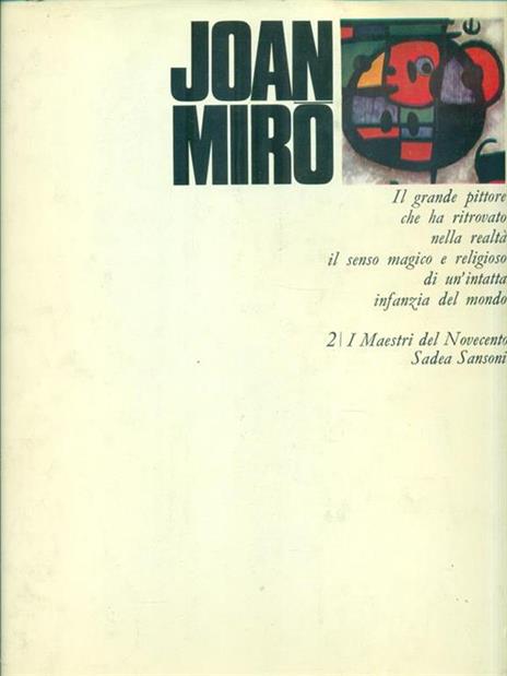 Joan Mirò - Mario Bucci - 2