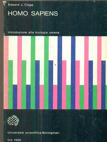 Homo sapiens - Edward Clegg - copertina