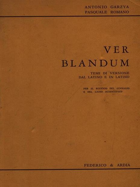 Ver blandum - Antonio Garzya - 4