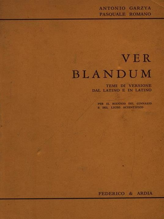 Ver blandum - Antonio Garzya - 3