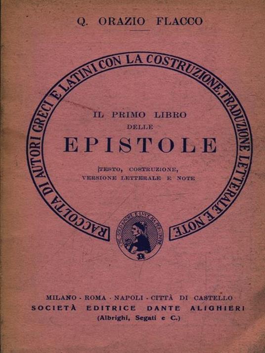 Il primo libro delle epistole - Q. Flacco Orazio - 4