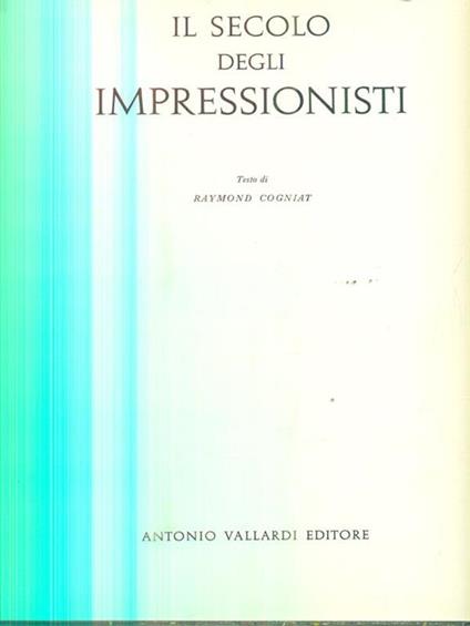 Il secolo degli impressionisti - copertina