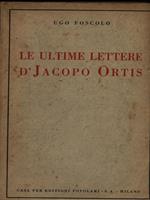 Le ultime lettere d'Jacopo Ortis