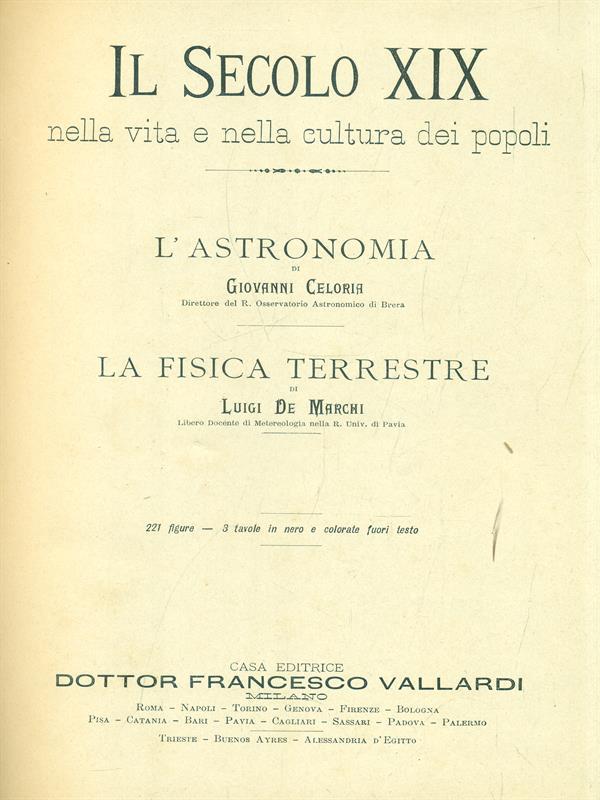L' Astronomia. La Fisica Terrestre