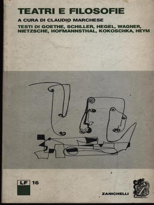 Teatri e filosofie - claudio Marchese - copertina
