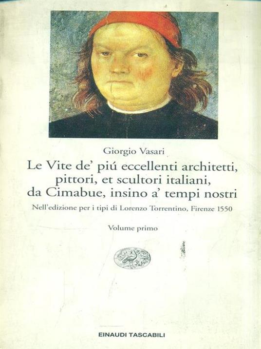 Le Vite dè più eccellenti architetti pittori et scultori italiani - Giorgio Vasari - copertina