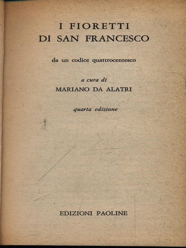 I fioretti di San Francesco