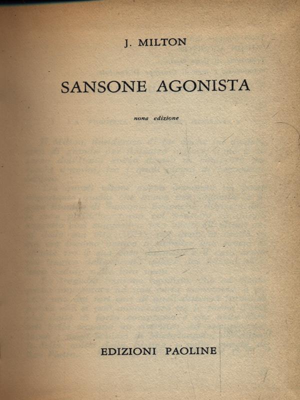Sansone antagonista
