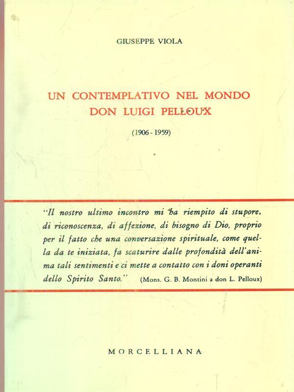 Un contemplativo nel mondo Don Luigi Pelloux
