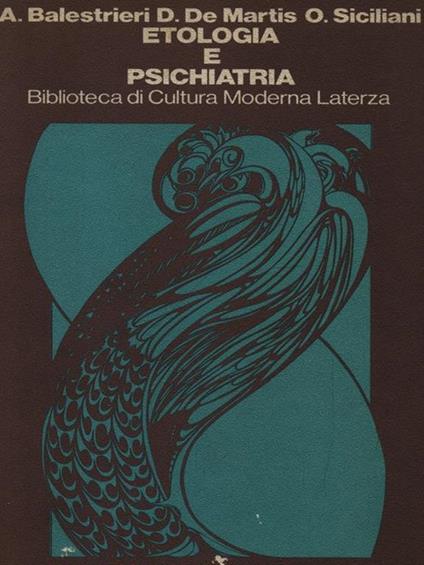 Etologia e psichiatria - copertina