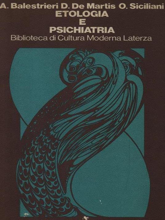 Etologia e psichiatria - copertina