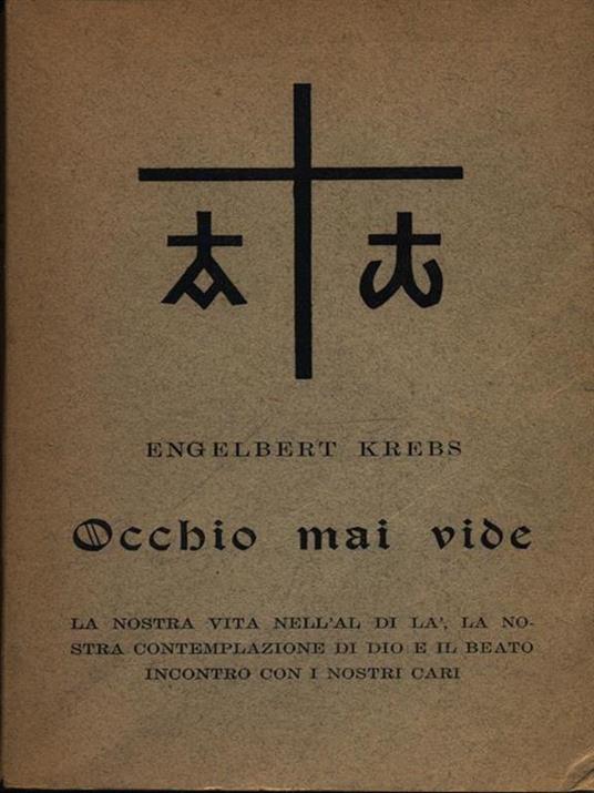 Occhio mai vide - Engelbert Krebs - copertina