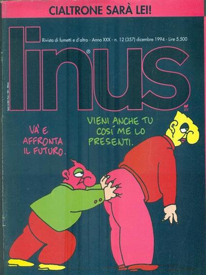 Linus. Anno XXX n. 12 (357) Dicembre 1994 - copertina