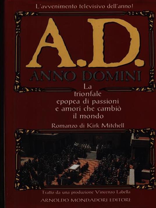 A.D. Anno Domini - Kirk Mitchell - copertina