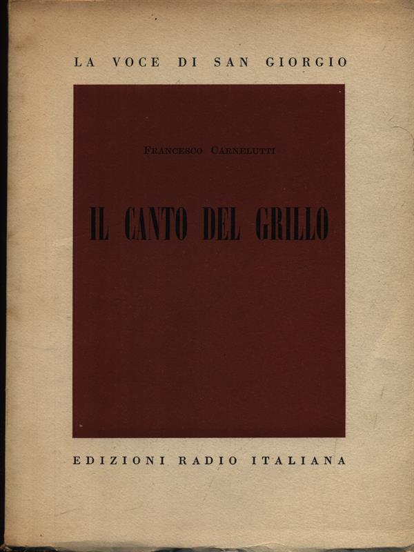 Il canto del grillo