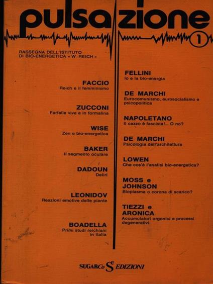 Pulsazione 1 - copertina