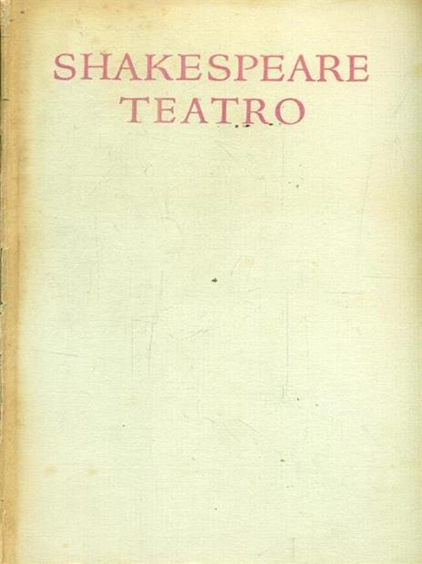 Teatro. Vol I - William Shakespeare - copertina