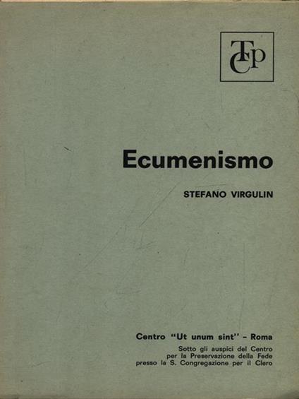 Ecumenismo - Stefano Virgulin - copertina