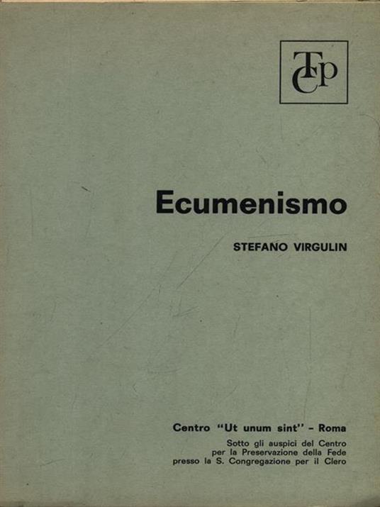 Ecumenismo - Stefano Virgulin - copertina