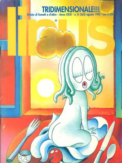 Linus. Anno XXXI n. 8 (365) Agosto 1995 - copertina