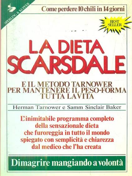 La dieta scarsdale - Herman Tarnower - copertina