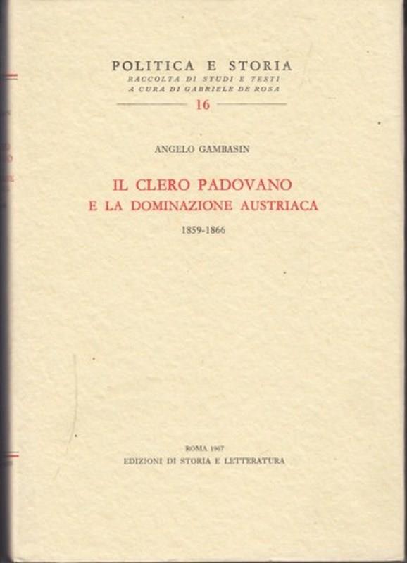 Il clero padovano e la dominazione austriaca (1859-1866)
