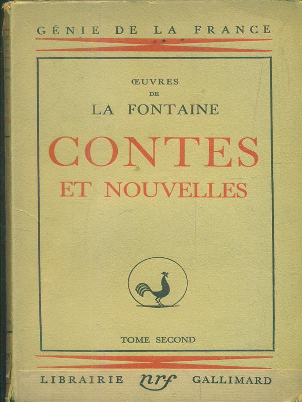 Contes et Nouvelles. Tome second