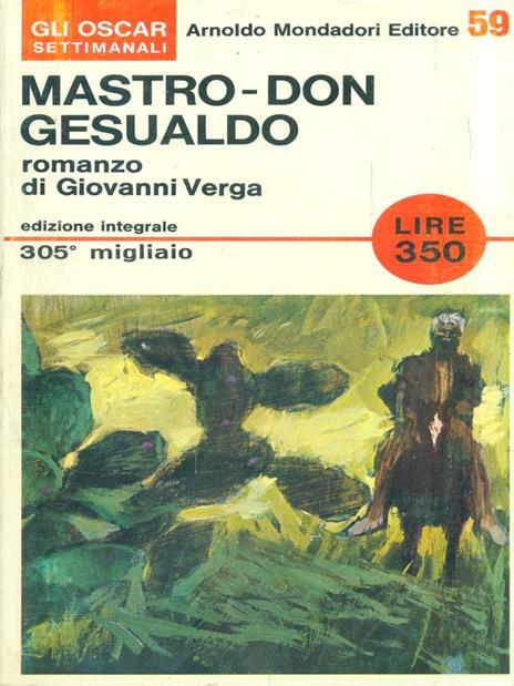 Mastro - Don Gesualdo - Giovanni Verga - copertina