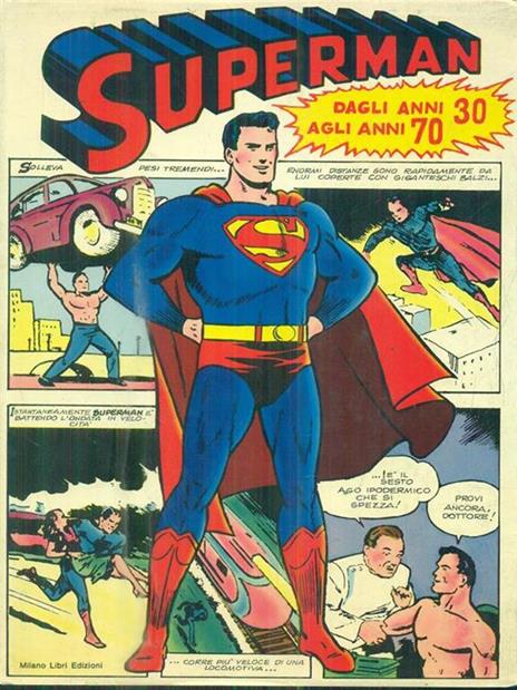  Superman dagli anni 30 agli anni 70 - copertina