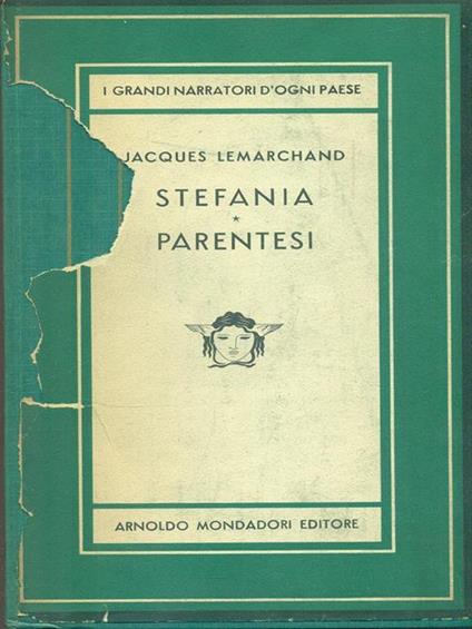   Stefania. Parentesi - Jacques Lemarchand - copertina