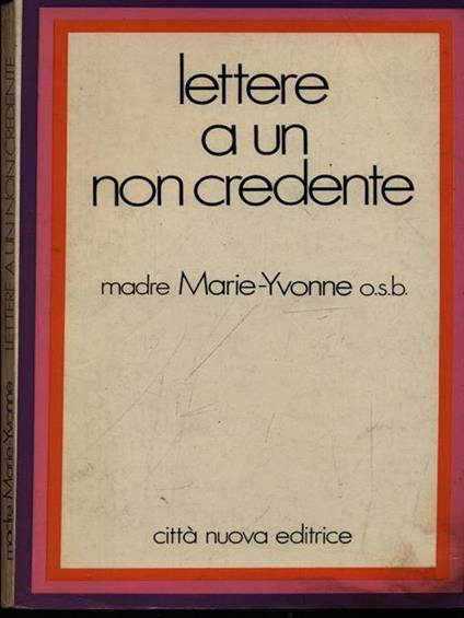Lettere a un non credente - copertina
