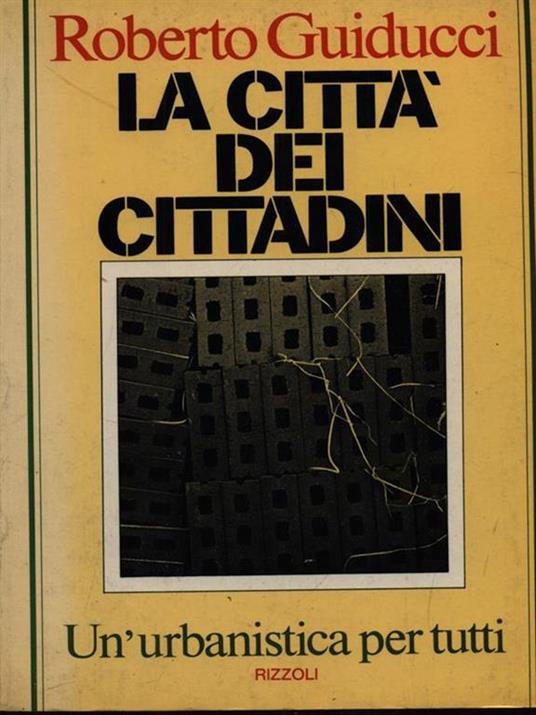 La città dei cittadini - Roberto Guiducci - copertina