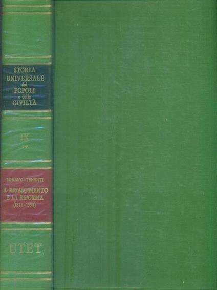 Storia Universale dei Popoli e delle Civiltà. Volume IX/2 - Ruggiero Romano - copertina