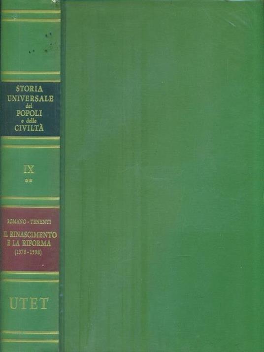 Storia universale dei popoli e delle civiltà - Ruggiero Romano,Alberto Tenenti - copertina