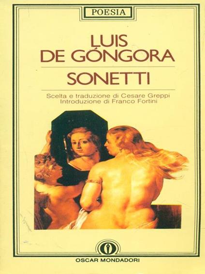 Sonetti - Luís de Góngora - copertina