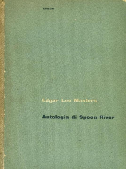 Antologia di Spoon River - copertina