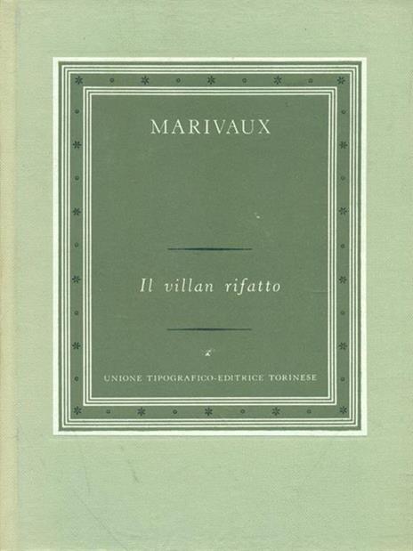 Il  villan rifatto - Pierre de Marivaux - copertina