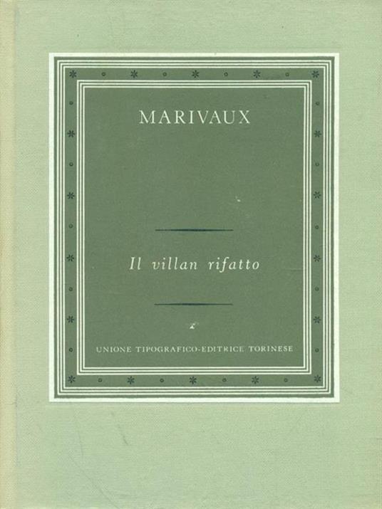 Il  villan rifatto - Pierre de Marivaux - copertina