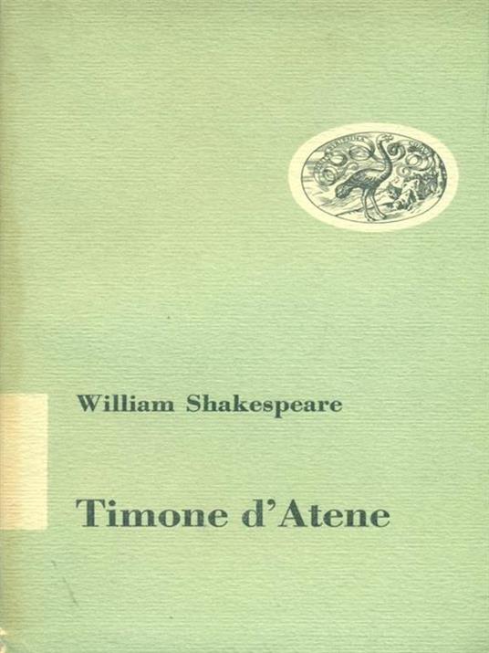 Timone d'Atene - William Shakespeare - copertina
