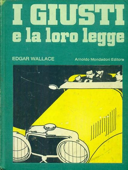 I giusti e la loro legge - Edgar Wallace - copertina