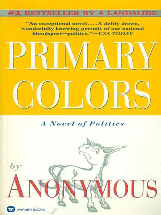 Primary colors - Anonymous - copertina