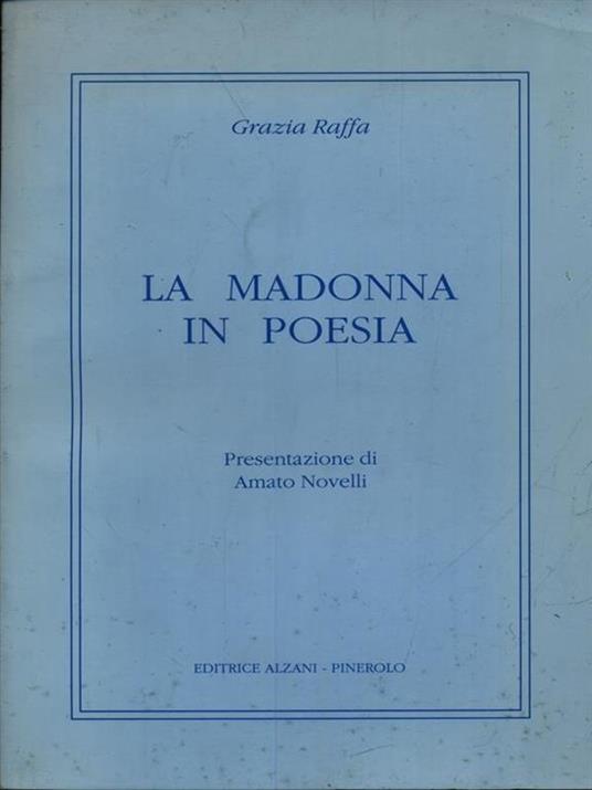 La Madonna in poesia - Grazia Raffa - copertina