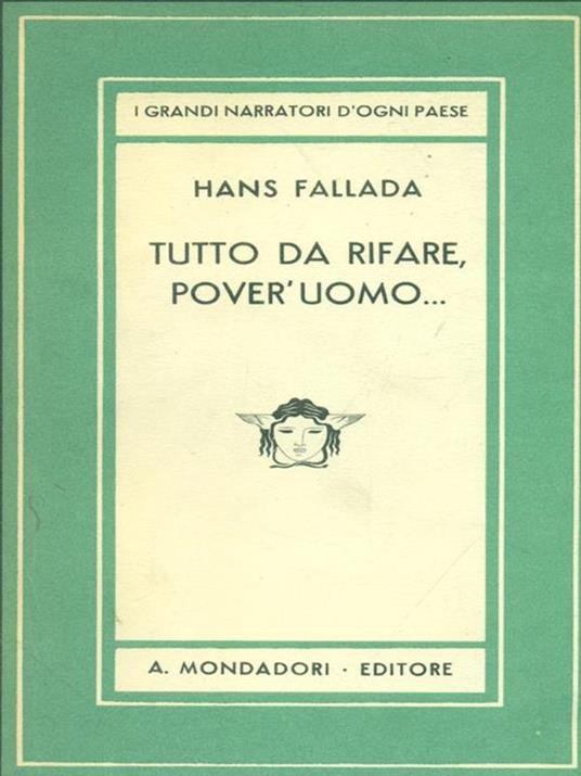 Tutto da rifare, pover'uomo. - Hans Fallada - copertina