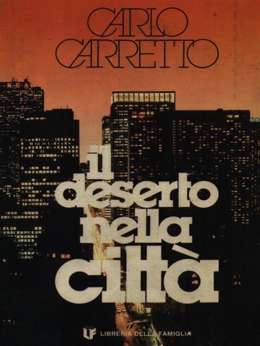 Il deserto nella città - Carlo Carretto - copertina