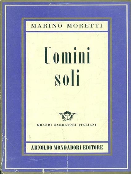   Uomini soli - Marino Moretti - copertina