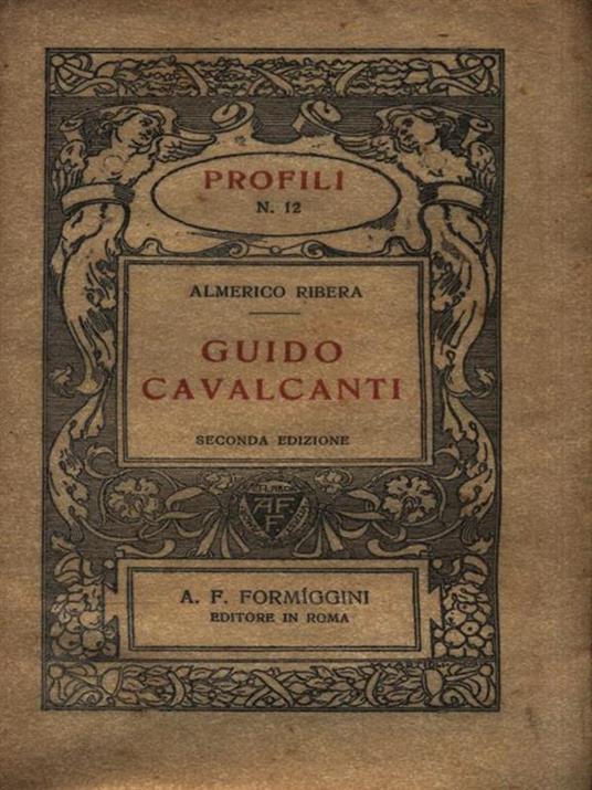 Guido Cavalcanti - Almerico Ribera - copertina