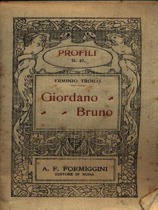   Giordano Bruno - Erminio Troilo - copertina