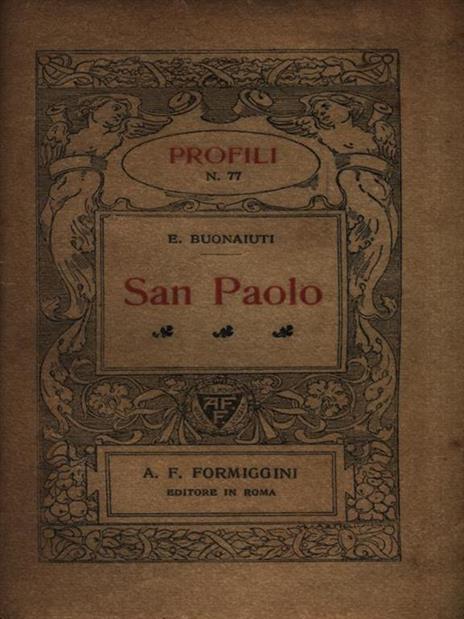   San Paolo - Ernesto Buonaiuti - copertina