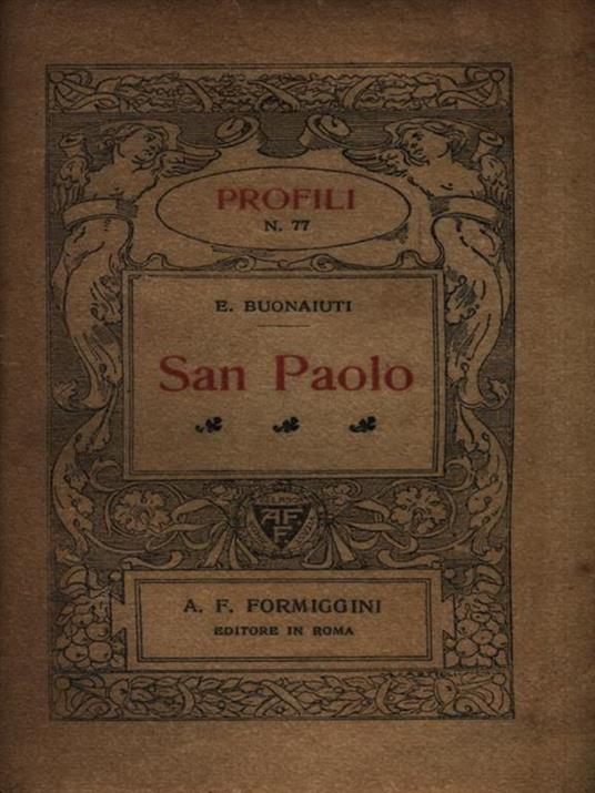   San Paolo - Ernesto Buonaiuti - 2