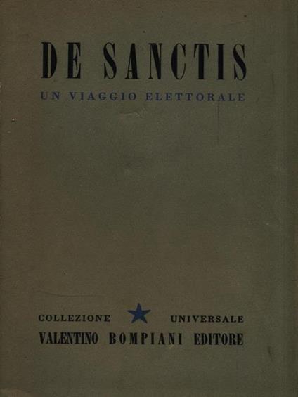 Un viaggio elettorale - Francesco De Sanctis - copertina